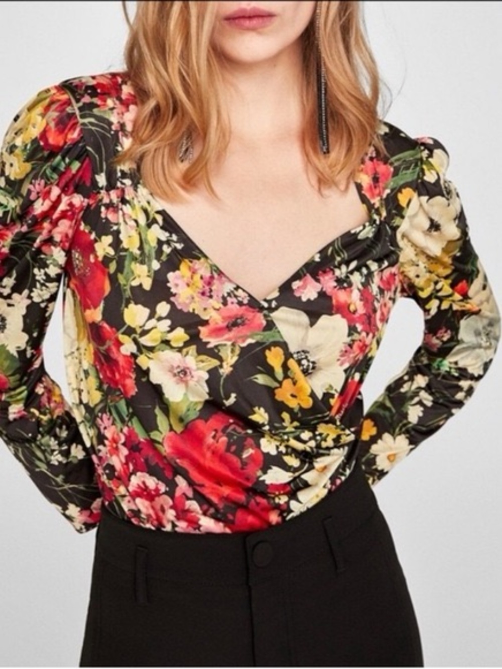 Zara Floral Bodysuit